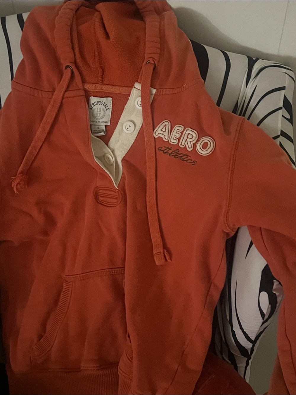 Aeropostale Orange Hooded Pullover